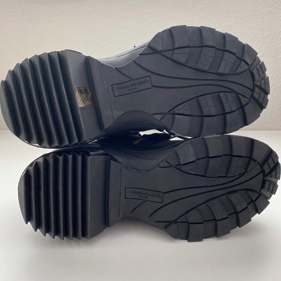 Margiela Retro Fit Nylon Grey Dad Bulky Sneakers - Picture 8 of 10